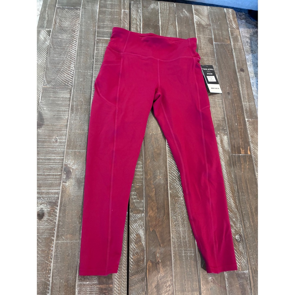 Dyce Active Womens Berry Pink High Waisted Pocket Leggings Medium NWT